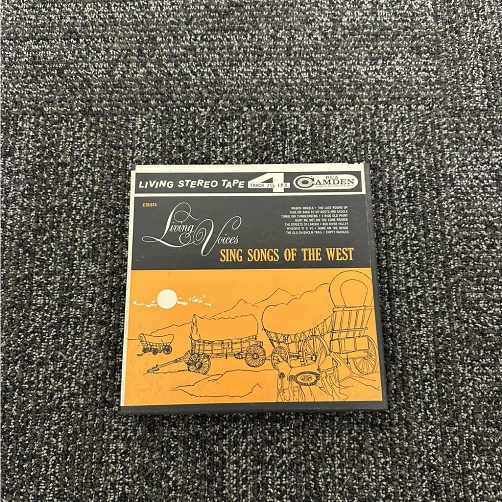 Living Voices Sing Songs Of The West Reel to Reel
